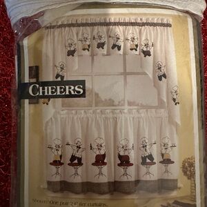 NWT: Chef Kitchen Curtain Set